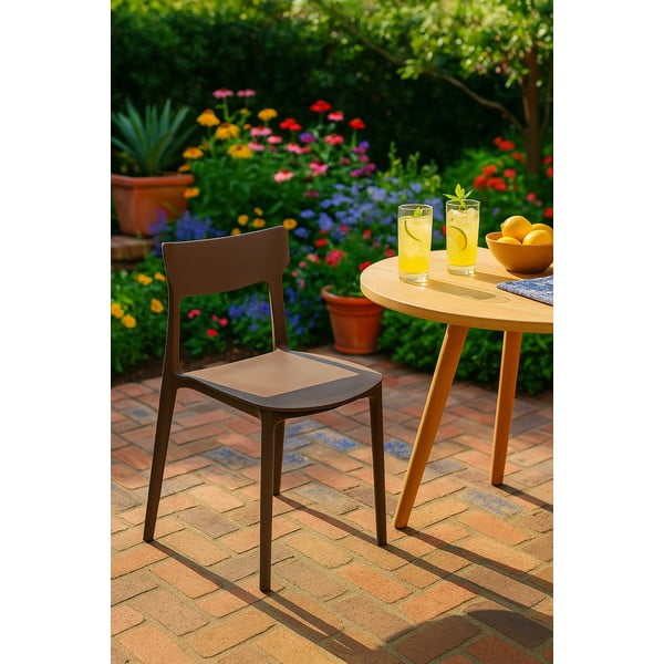 Pruun plastikust aiatool Biá – Bonami Essentials-image-1