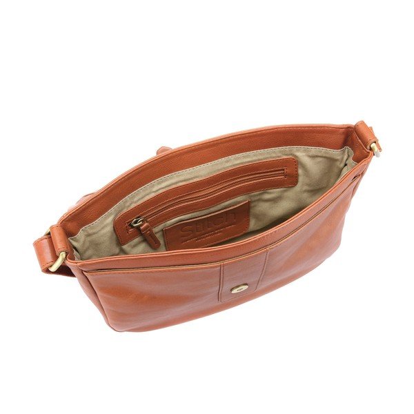 Dámská kožená kabelka Harriet Toffee-image-3