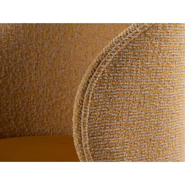 Kollane bukleekangast tugitool Inez - Micadoni Home-image-1