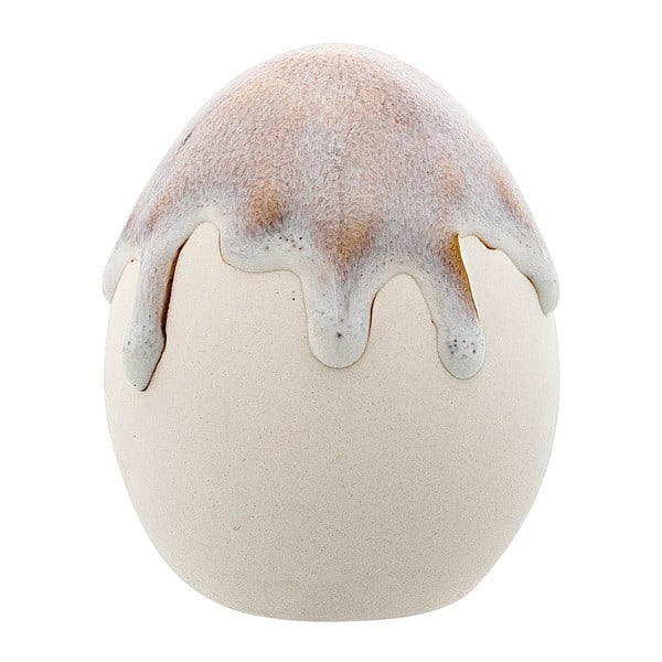 Šedá kameninová dekorace Bloomingville Egg