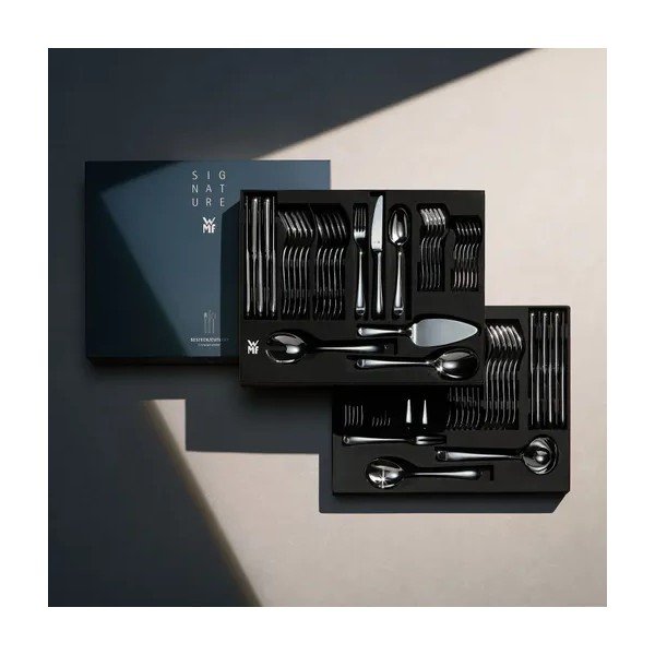 66-osaline hõbedane roostevabast terasest söögiriistade komplekt Sentic - WMF-image-1