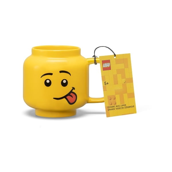 Kollane keraamiline beebimokk 530 ml Head - LEGO®-image-3
