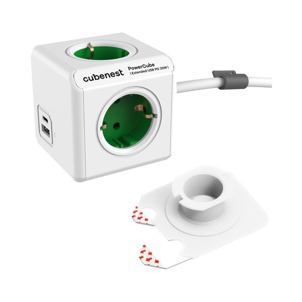 Pistikupesa PowerCube Extended USB Schuko - Cubenest-image-2