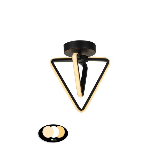 Must metallist LED laevalgusti Baris - Squid Lighting-image-2