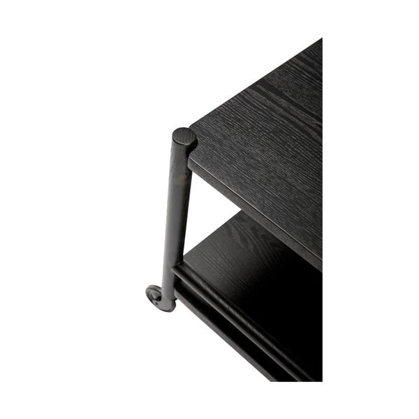 Tammepuust ratastel serveerimislaud 40x40 cm Norm - Hübsch-image-3