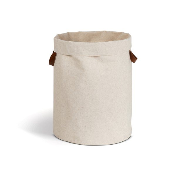 Beež tekstiilist pesukorv 69 l Soft Storage - Bigso-image-2