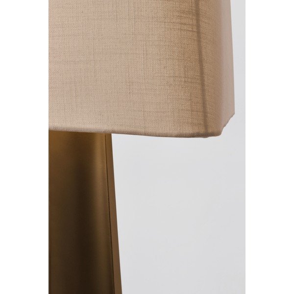 Kuldse värvi põrandalamp tekstiilist varjuga (kõrgus 151 cm) Tripura - Bizzotto-image-3