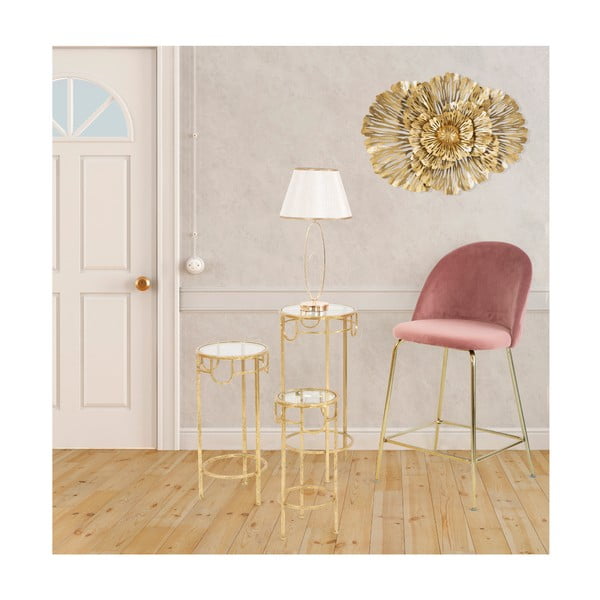 3 kuldse Lorenzo laua komplekt - Mauro Ferretti-image-1