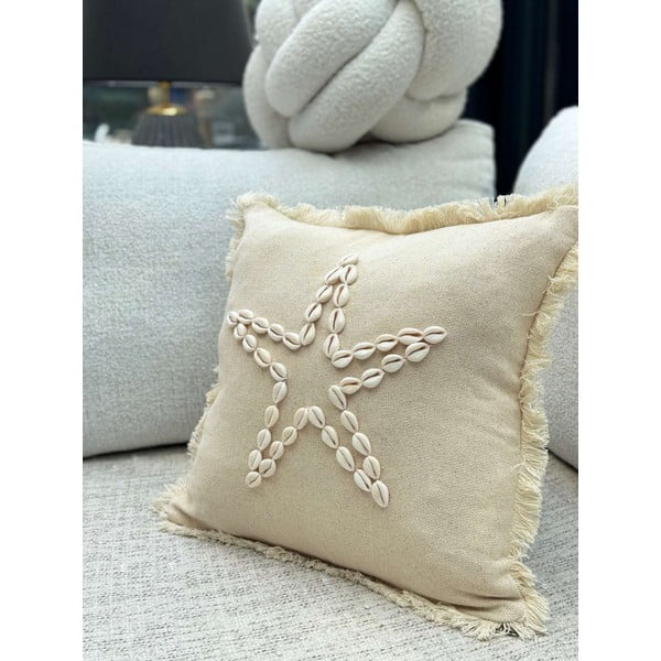 Puuvillane padjakate 43x43 cm Seashells - Mioli Decor-image-1