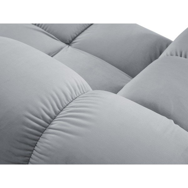 Helesinine sametist diivan 282 cm Bellis - Micadoni Home-image-1