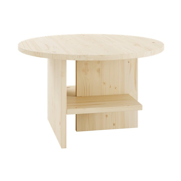 Naturaalset värvi ümmargune kohvilaud Rondure - Karup Design-image-1