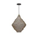Kuldne rippvalgusti metallist varjuga ø 48,5 cm Sarraco - Kave Home