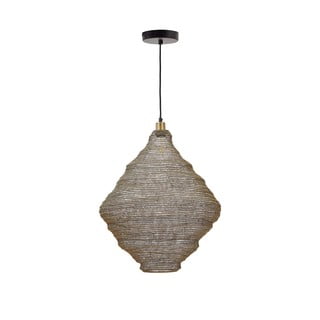 Kuldne rippvalgusti metallist varjuga ø 48,5 cm Sarraco - Kave Home