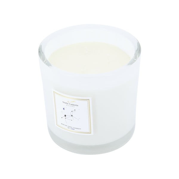 Vonná svíčka v bílém skle s vůní vanilky Stella Cadente Lev
