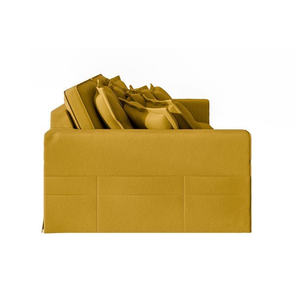 Kollane diivan 236 cm Nora – Ropez-image-4
