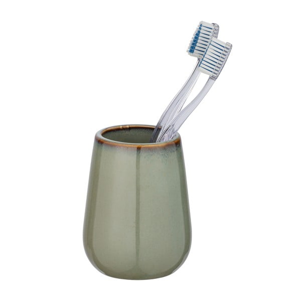 Roheline keraamiline tass hambaharjade jaoks Sirmione - Wenko-image-1