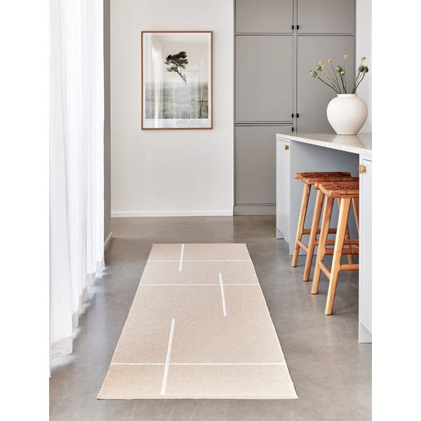 Beež sise/välisvaip 70x270 cm Fred Beige – Pappelina-image-1