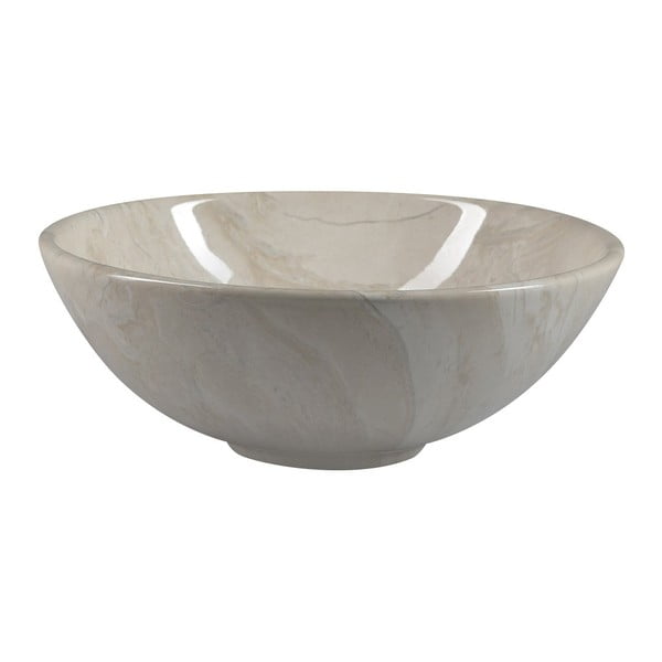 Beež keraamiline ümmargune valamu ø 42 cm Dalma - Sapho-image-2