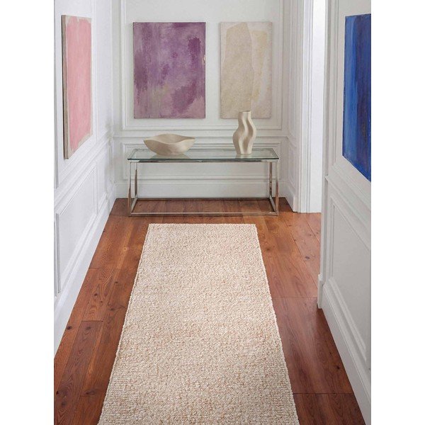 Kreem käsitsi kootud bukleekangast vaip 80x200 cm Notting Hill Portobello - Ted Baker-image-1