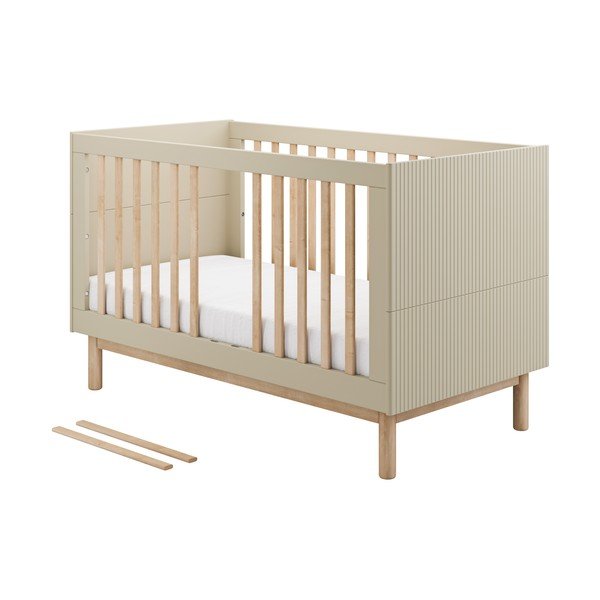 Kreem võrevoodi 70x140 cm Miloo - Pinio-image-2