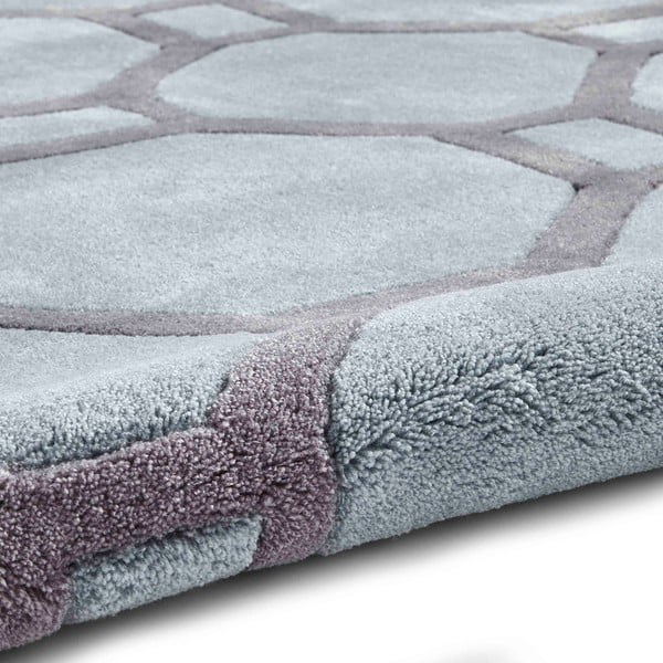 Sinihall vaip Plaat, 120 x 170 cm Hong Kong - Think Rugs-image-3