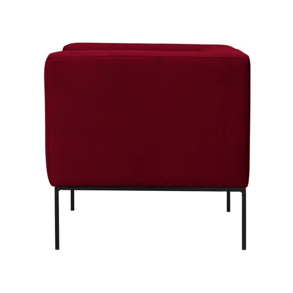 Červené sametové křeslo Windsor & Co Sofas Neptune-image-3