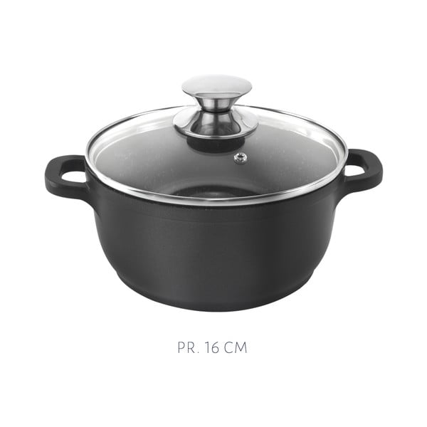 5-osaline alumiiniumist keedunõudekomplekt 3 kaane ja restiga Grande - Orion-image-3