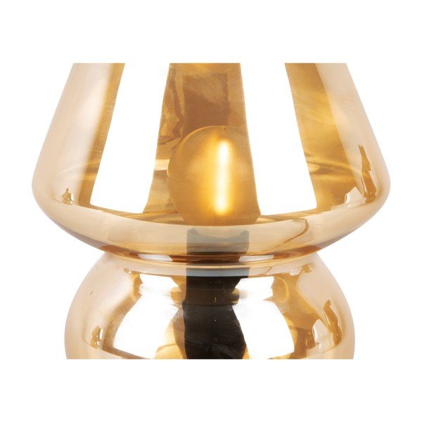 Helepruun klaasist laualamp Klaas, kõrgus 18 cm - Leitmotiv-image-2