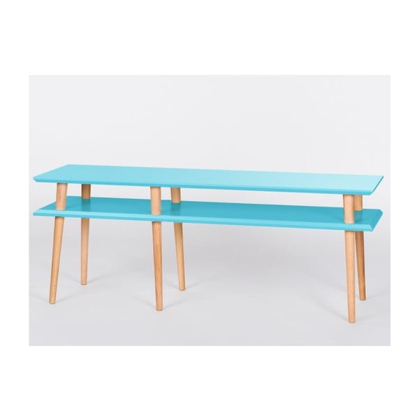 Konferenční stolek Mugo Dark Turquoise, 119 cm (šířka) a 45 cm (výška)