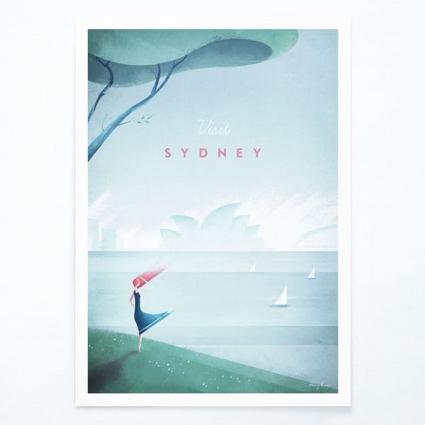 Plakat , 30 x 40 cm Sydney - Travelposter