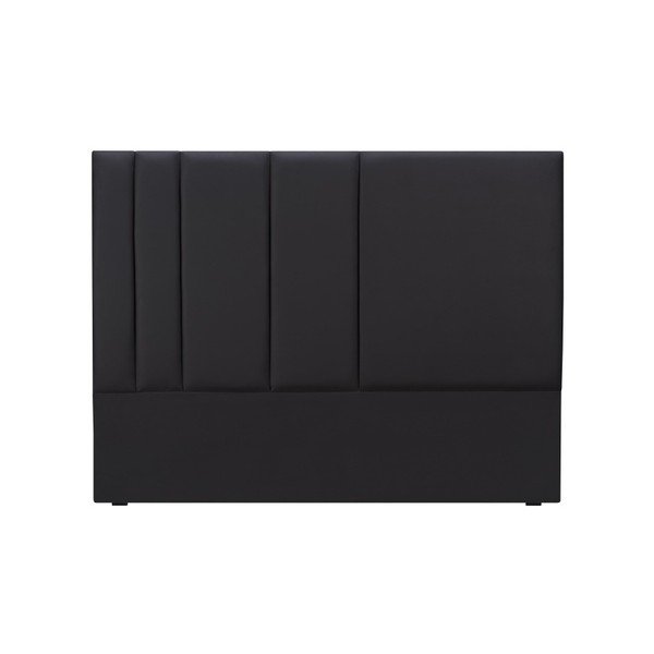 Černé čelo postele Mazzini Sofas Dahlia, 120 x 140 cm
