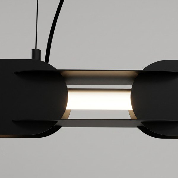 Must metallist LED-rippvalgusti CHAIN - Thoro-image-3
