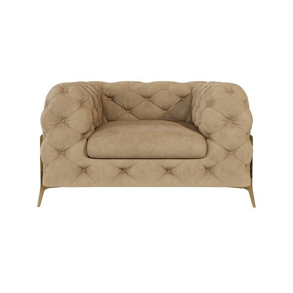 Helepruun sametist tugitool Chelsea Bis – Ropez-image-1