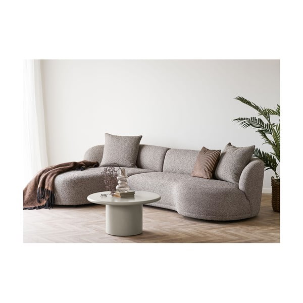 Kreem ümmargune diivanilaud ø 80 cm Nagano - House Nordic-image-3