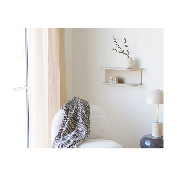 Pruun taaskasutatud puuvillast pleed 130x180 cm Adana – House Nordic-image-2