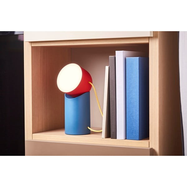 Punane-sinine LED laualamp (kõrgus 14 cm) Orbe - Lexon-image-1