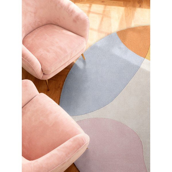 Käsitsi kootud villane ümmargune vaip ø 160 cm Hackney Clarissa - Ted Baker-image-2