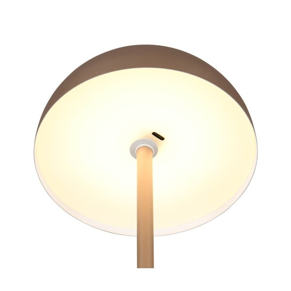 Pruun LED-laualamp metallvarjuga (kõrgus 21 cm) Munoz - Trio-image-4