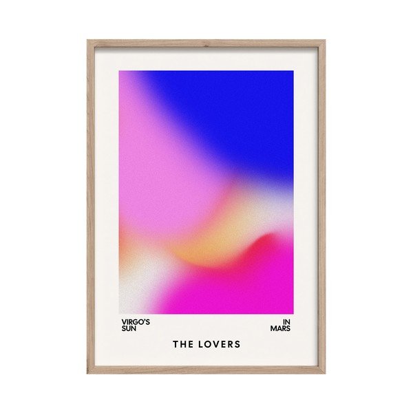 Trükitud pilt raamiga 50x70 cm Love Flow - Styler