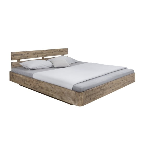 Dvoulůžková postel z masivního akáciového dřeva Woodking Darryl, 180 x 200 cm