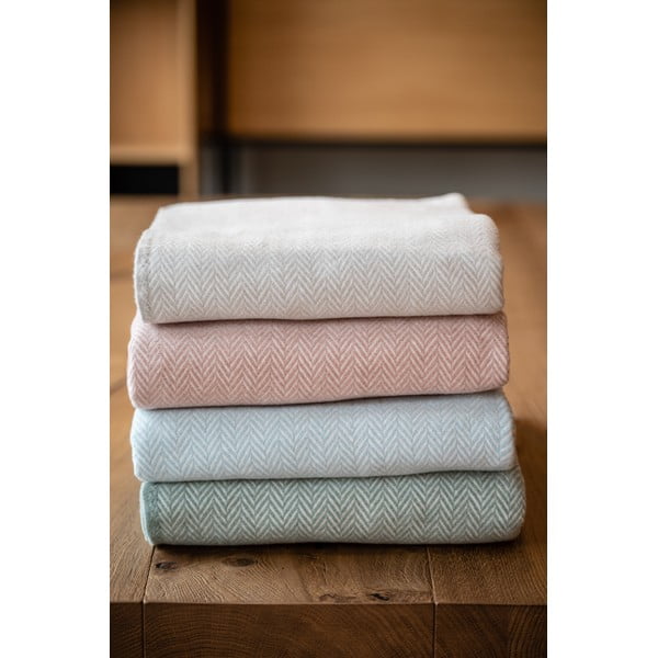 Roosa ruuduline puuvillane kangas , 140 x 180 cm Skyline - Euromant-image-4