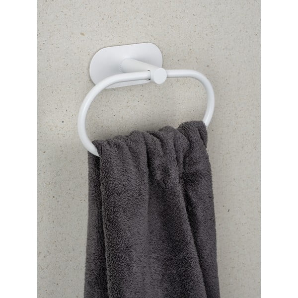 Valge isekandev roostevabast terasest rätikuhoidja Orea - Wenko-image-1