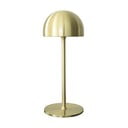 Messingivärvi puldiga juhitav LED-lauavalgusti metallist varjuga (kõrgus 30 cm) Tim - Sirius