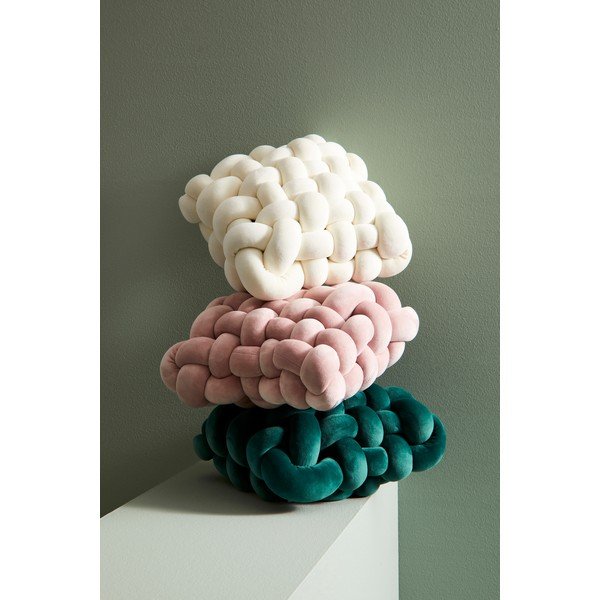 Sametist dekoratiivpadi 30x30 cm Entwine - Yes Everyday-image-1