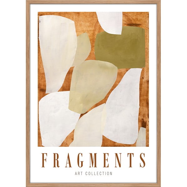 Plakat raamis 52x72 cm Fragments - Malerifabrikken