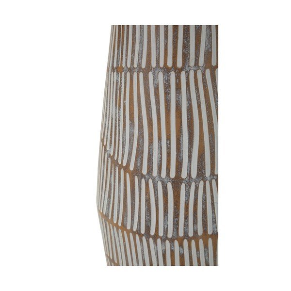 Kreemikas laualamp tekstiilist varjuga (kõrgus 69,5 cm) Hanoi - Mauro Ferretti-image-4