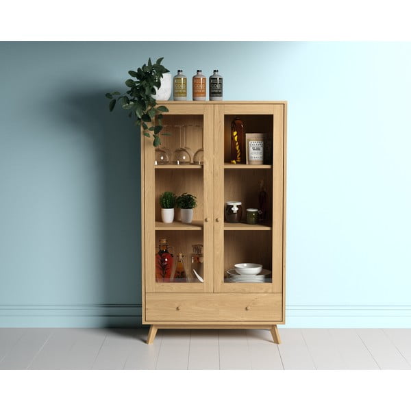 Tammedekooriga vitriinkapp 100x170 cm Kensal – Woodman-image-2