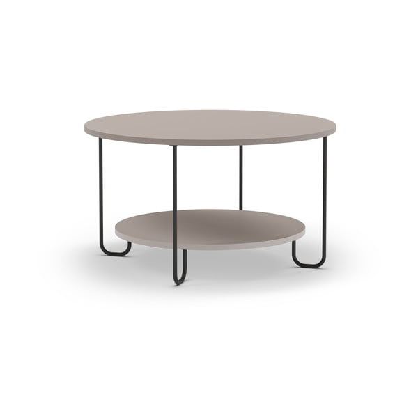 Hall ümmargune diivanilaud ø 80 cm Tonka - Marckeric-image-2