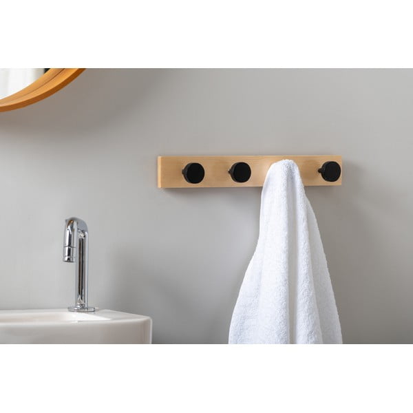 Must seinakinnitus, mis on valmistatud männipuidust Knobs - PT LIVING-image-1