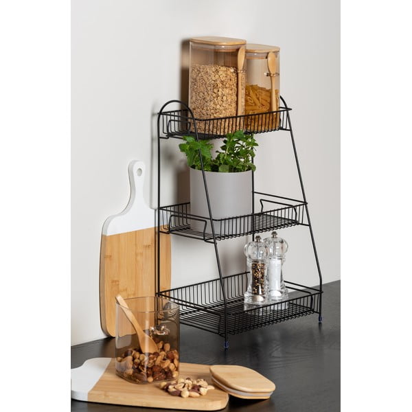 Pruunist klaasist purk puidust kaane ja lusikaga Kanister, kõrgus 16 cm - PT LIVING-image-1